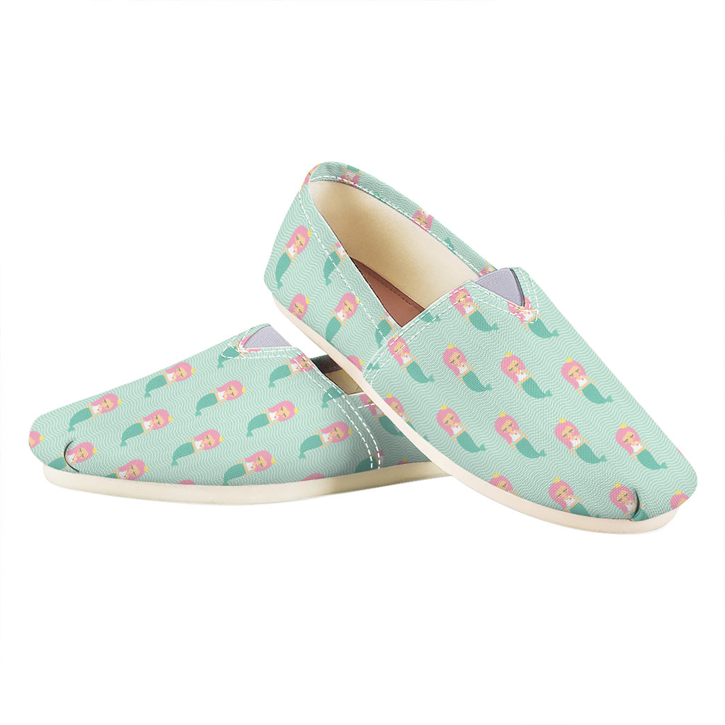 Cute Mermaid Pattern Print Casual Shoes