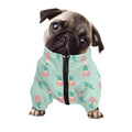 Cute Mermaid Pattern Print Dog Zip Up Jacket