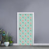 Cute Mermaid Pattern Print Door Sticker