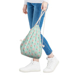 Cute Mermaid Pattern Print Drawstring Bag