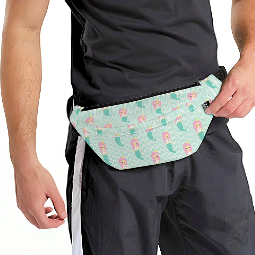 Cute Mermaid Pattern Print Fanny Pack