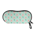 Cute Mermaid Pattern Print Glasses Case