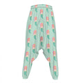 Cute Mermaid Pattern Print Hammer Pants
