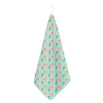 Cute Mermaid Pattern Print Hand Towel