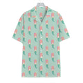 Cute Mermaid Pattern Print Hawaiian Shirt