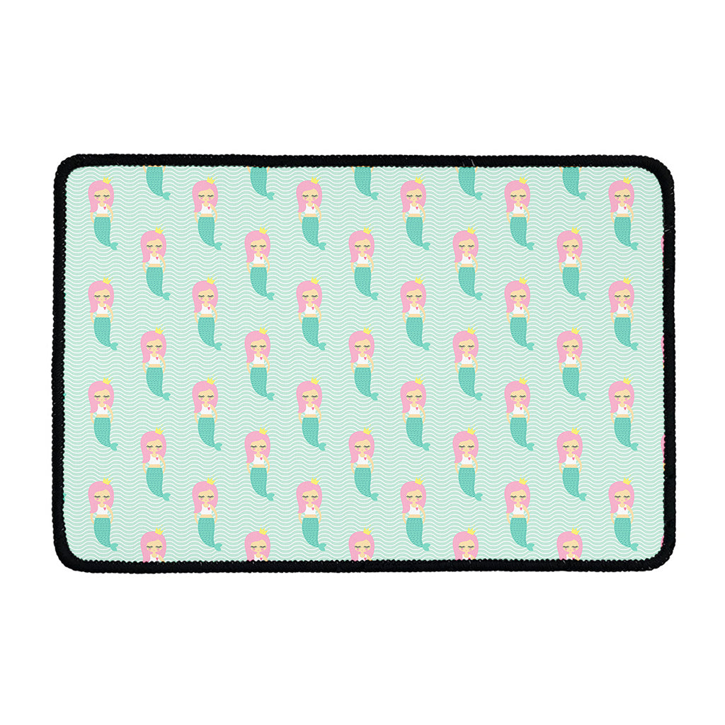 Cute Mermaid Pattern Print Kitchen Mat