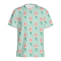 Cute Mermaid Pattern Print Men's Athletic T-Shirt