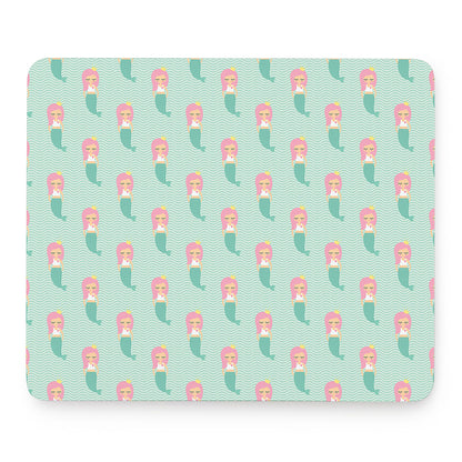 Cute Mermaid Pattern Print Mouse Pad