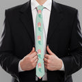 Cute Mermaid Pattern Print Necktie