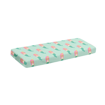 Cute Mermaid Pattern Print Piano Keyboard Cover