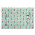 Cute Mermaid Pattern Print Placemat