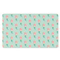 Cute Mermaid Pattern Print Polyester Doormat
