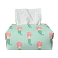 Cute Mermaid Pattern Print Rectangle Tissue Box Cover