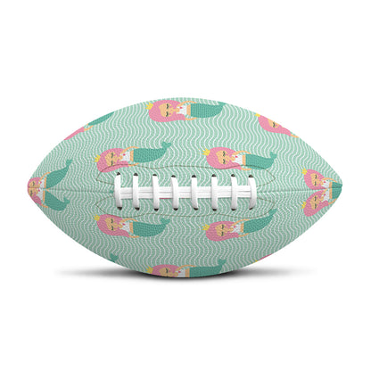 Cute Mermaid Pattern Print Rugby Ball