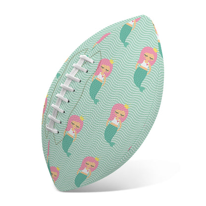 Cute Mermaid Pattern Print Rugby Ball
