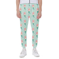 Cute Mermaid Pattern Print Joggers