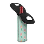 Cute Mermaid Pattern Print Single Neoprene Wine Tote