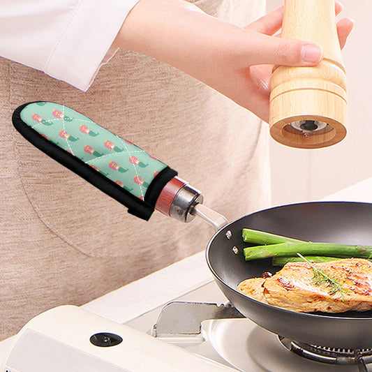 Cute Mermaid Pattern Print Skillet Handle Cover