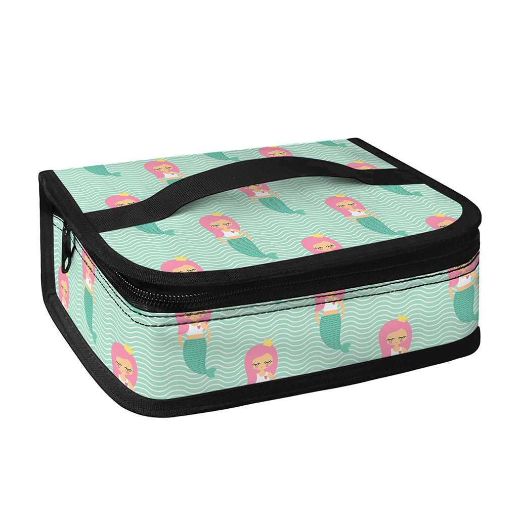 Cute Mermaid Pattern Print Small Lunch Bag