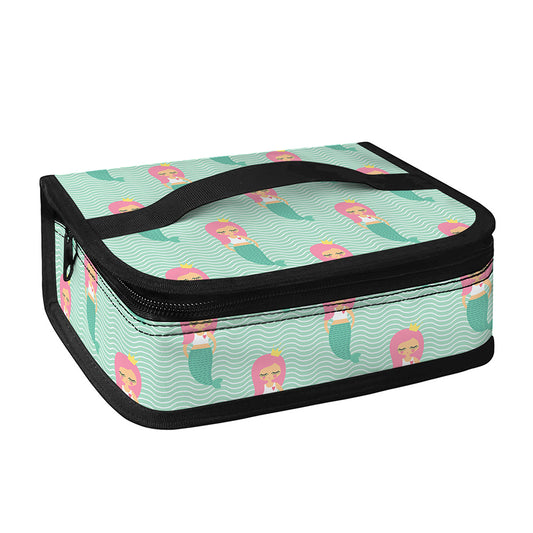 Cute Mermaid Pattern Print Small Lunch Bag