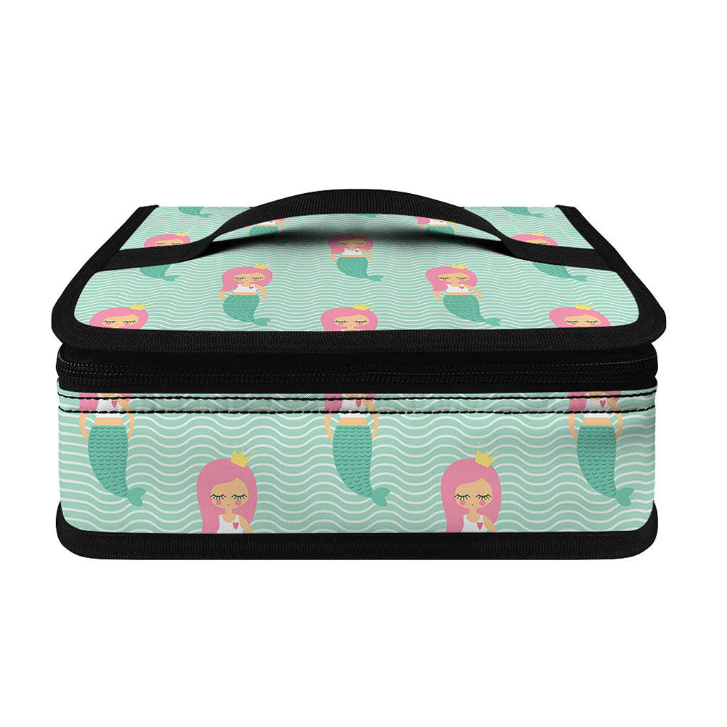 Cute Mermaid Pattern Print Small Lunch Bag