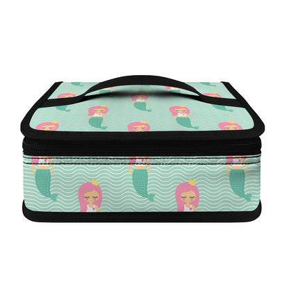Cute Mermaid Pattern Print Small Lunch Bag