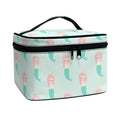 Cute Mermaid Pattern Print Travel Makeup Bag