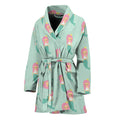 Cute Mermaid Pattern Print Women's Bathrobe