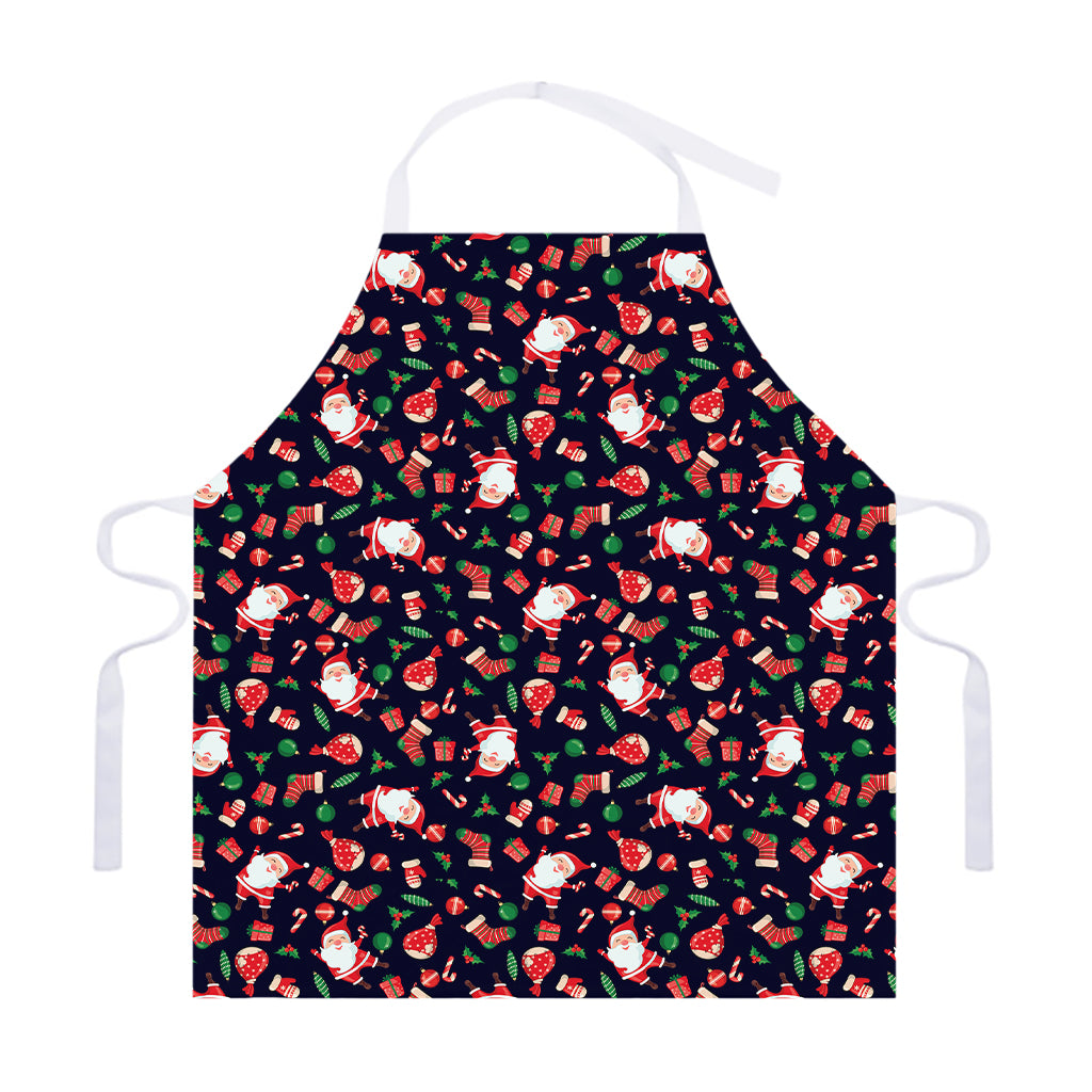 Cute Merry Christmas Pattern Print Adjustable Apron