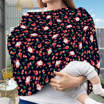 Cute Merry Christmas Pattern Print Baby Seat Cover