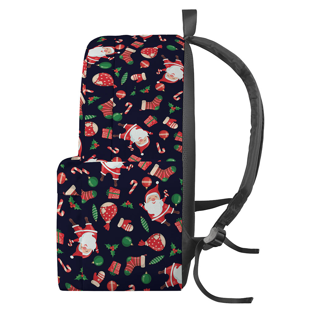 Cute Merry Christmas Pattern Print Backpack