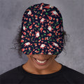 Cute Merry Christmas Pattern Print Baseball Cap