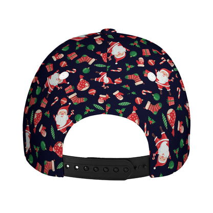 Cute Merry Christmas Pattern Print Baseball Cap