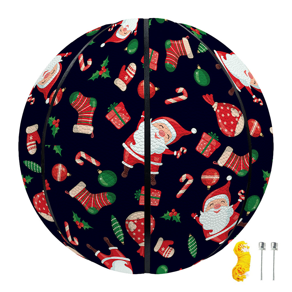 Cute Merry Christmas Pattern Print Basketball