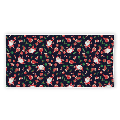 Cute Merry Christmas Pattern Print Beach Towel