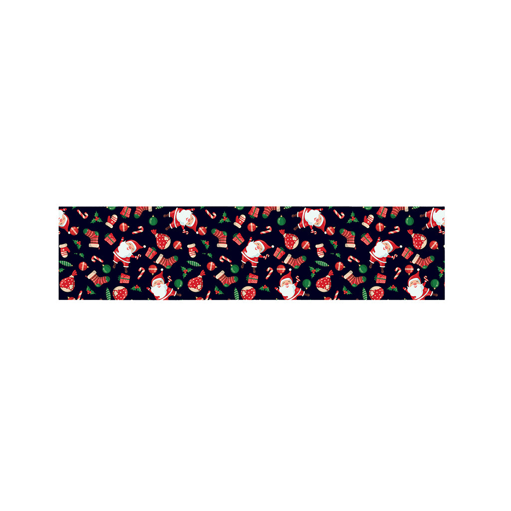 Cute Merry Christmas Pattern Print Bed Runner
