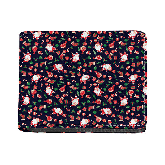 Cute Merry Christmas Pattern Print Bifold Wallet