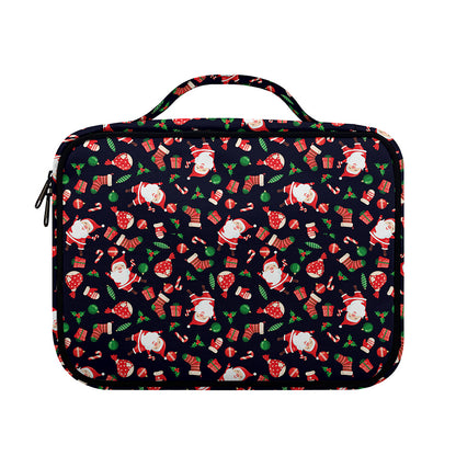 Cute Merry Christmas Pattern Print Briefcase Bible Bag
