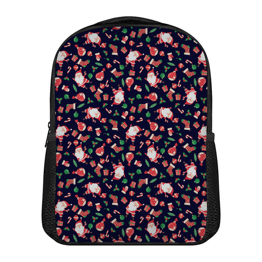 Cute Merry Christmas Pattern Print Casual Backpack