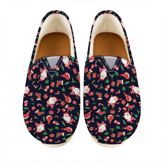 Cute Merry Christmas Pattern Print Casual Shoes