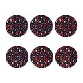 Cute Merry Christmas Pattern Print Coaster Set