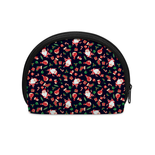 Cute Merry Christmas Pattern Print Coin Purse