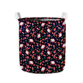 Cute Merry Christmas Pattern Print Collapsible Laundry Basket