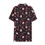 Cute Merry Christmas Pattern Print Cotton Hawaiian Shirt