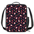 Cute Merry Christmas Pattern Print Crossbody Lunch Bag