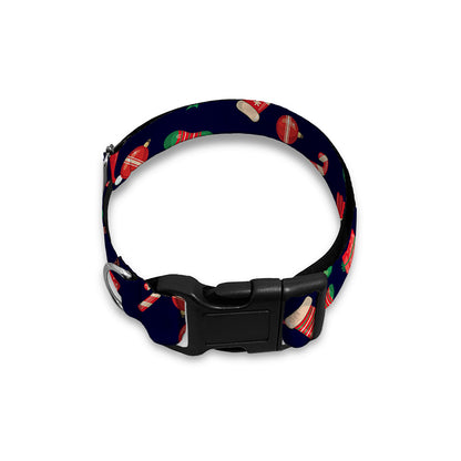 Cute Merry Christmas Pattern Print Dog Collar