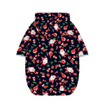 Cute Merry Christmas Pattern Print Dog Zip Up Hoodie