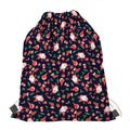 Cute Merry Christmas Pattern Print Drawstring Bag