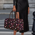 Cute Merry Christmas Pattern Print Duffle Bag