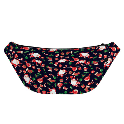 Cute Merry Christmas Pattern Print Fanny Pack